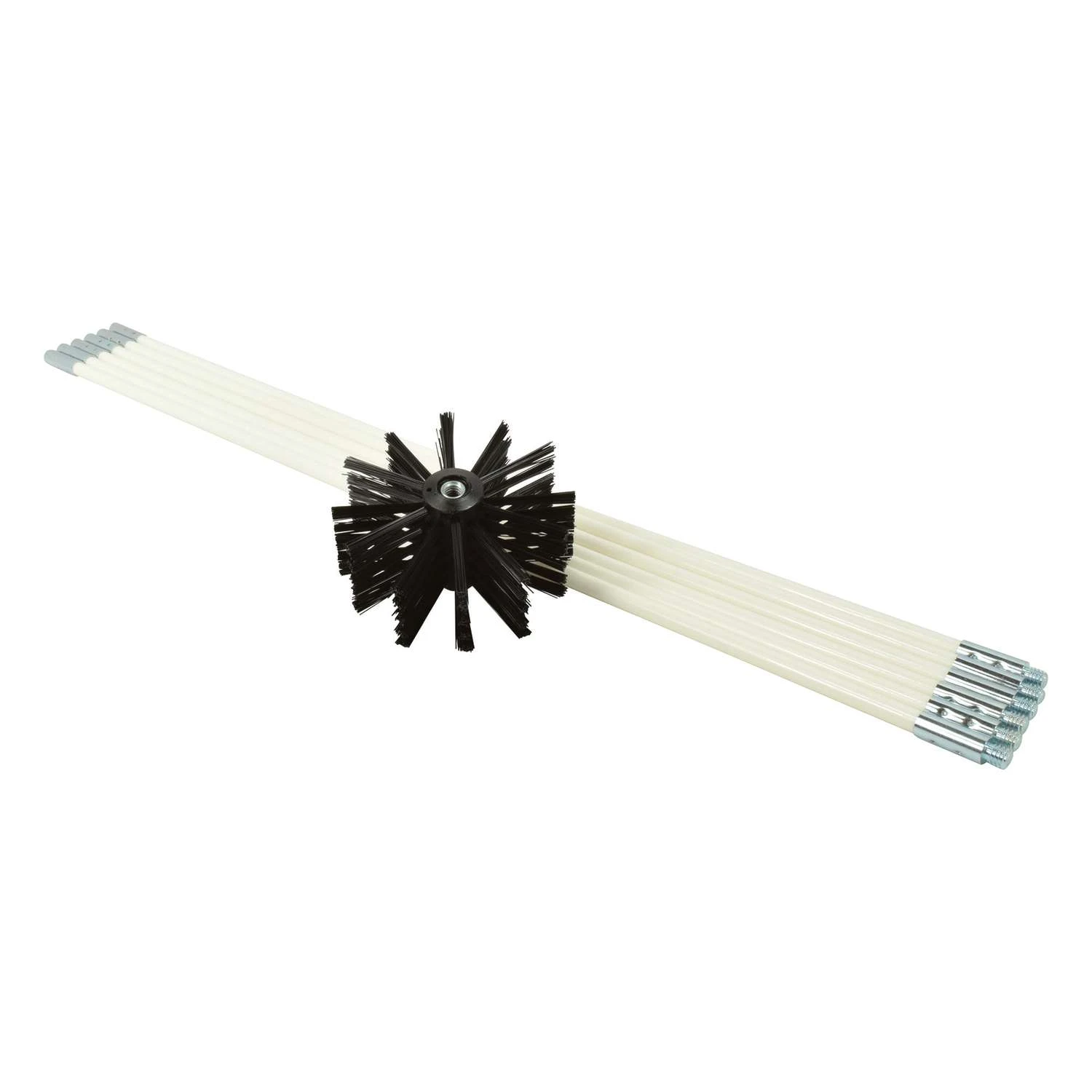 Deflect-O 4 In. D Black/White Aluminum Duct Cleaning Kit 2 Deflect-O 4 In. D Black/White Aluminum Duct Cleaning Kit - Image 2