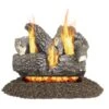 Pleasant Hearth Arlington Ash Fireplace Log Set Unlimited Hr 45 Lb