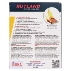 Rutland Safe Lite Wood Fire Starter 10 Min 144 Pk -Imperial Shop 10dcc8e0 a5cd 42a6 acb8 e5408a4e043e