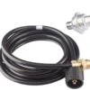 GHP Dyna-Glo Black Metal Extension Hose/Fuel Filter Kit