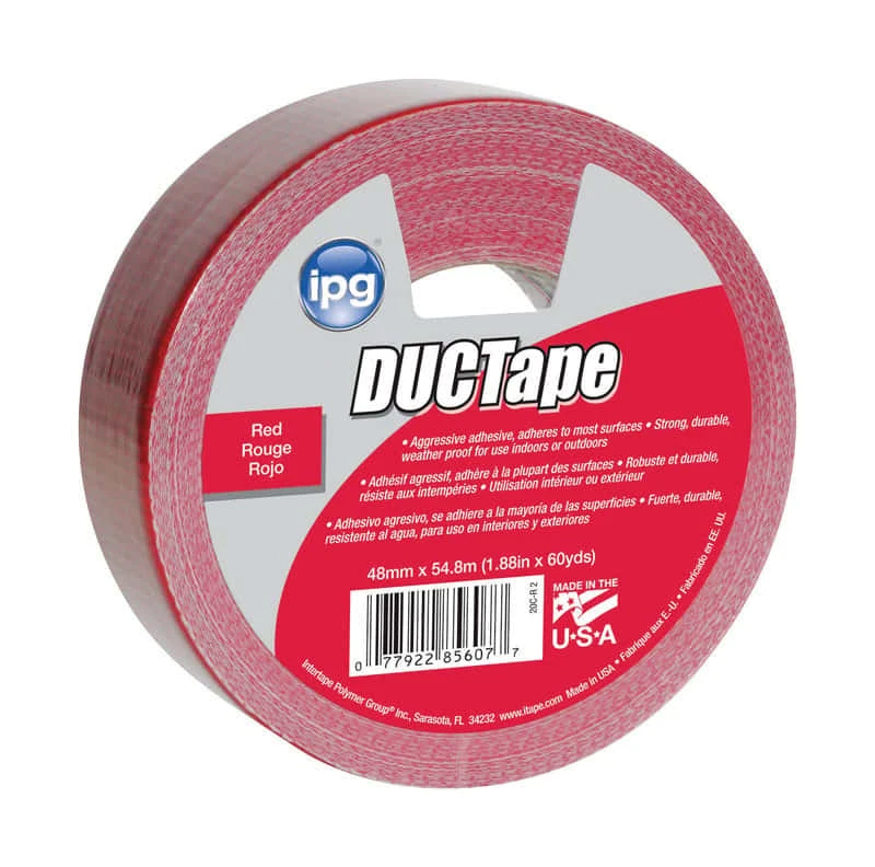 IPG JobSite 1.88 In. W X 60 Yd L Red Duct Tape 1 IPG JobSite 1.88 In. W X 60 Yd L Red Duct Tape