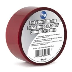 IPG 1.88 In. W X 54.6 Yd L Red Acrylic Adhesive Sheathing Tape