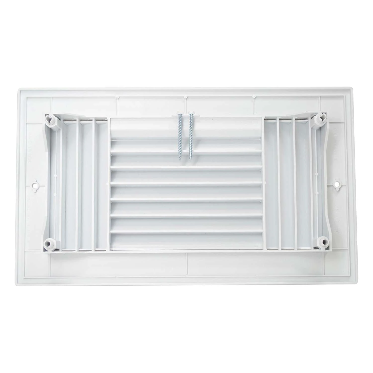 Deflect-O Jordan 12 In. H X 6 In. W 3-Way White Plastic Ceiling Register 5 Deflect-O Jordan 12 In. H X 6 In. W 3-Way White Plastic Ceiling Register - Image 5