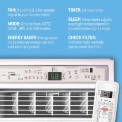 Perfect Aire 10000 BTU Casement Air Conditioner W/Remote -Imperial Shop 4facb88a 23f9 4b43 8c48 7a5b26111a33