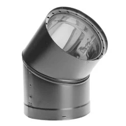DuraVent 6 In. D X 6 In. D Adjustable 45 Deg Galvanized Steel Double Wall Elbow