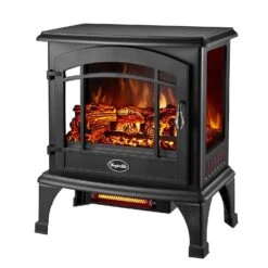 Comfort Glow Sanibel 750 Sq Ft Electric Infrared Stove Heater 4600 BTU