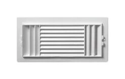 Deflect-O Jordan 12 In. H X 6 In. W 3-Way White Plastic Ceiling Register