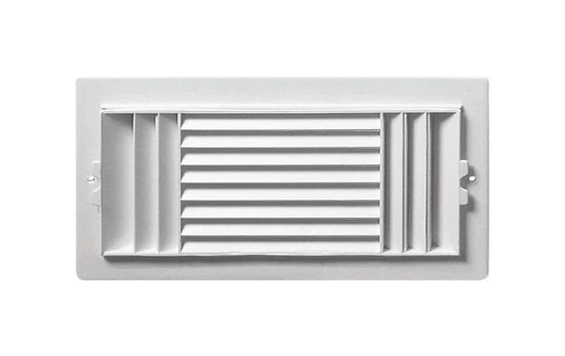 Deflect-O Jordan 12 In. H X 6 In. W 3-Way White Plastic Ceiling Register 1 Deflect-O Jordan 12 In. H X 6 In. W 3-Way White Plastic Ceiling Register