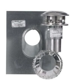 Selkirk 3 In. H X 4 In. W Silver Galvanized Steel Termination Kit