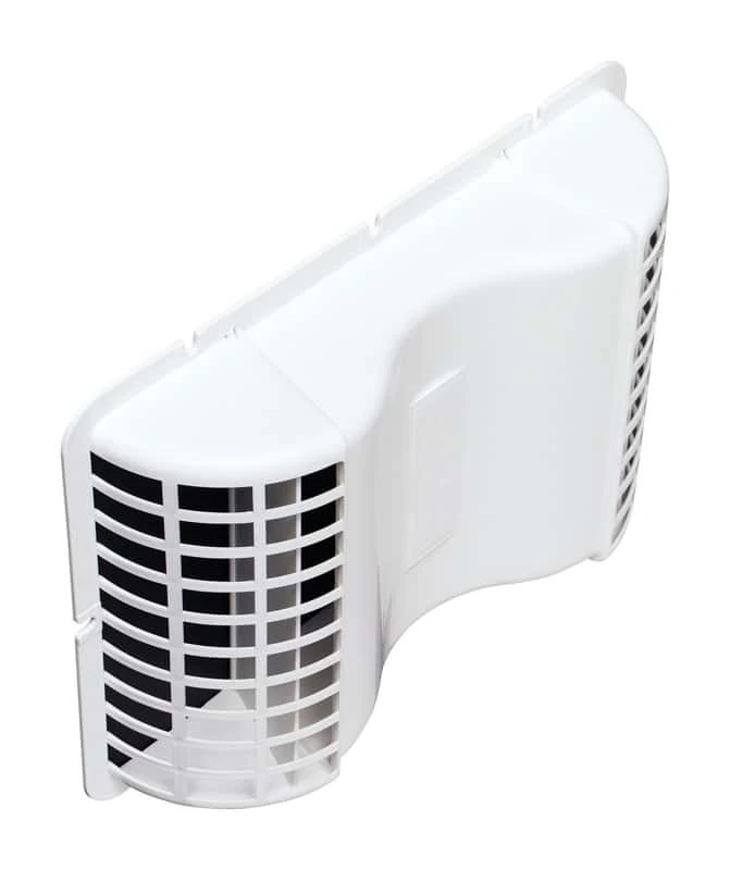 Deflect-O White Plastic Eave Vent 1 Deflect-O White Plastic Eave Vent