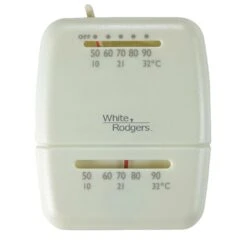 White Rodgers Heating And Cooling Lever Non-Programmable Thermostat
