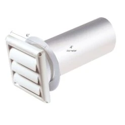 Deflect-O Supurr-Vent 11 In. L X 4 In. D White Aluminum/Plastic Dryer Vent Kit -Imperial Shop 758abd9d 39ac 4d78 9aee c40f176f32a7