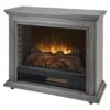 Pleasant Hearth Sheridan 31.75 In. W 1000 Sq Ft Dark Gray Traditional Infrared Fireplace