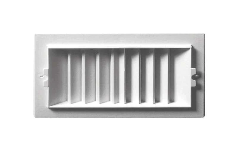 Deflect-O Jordan 8 In. H X 4 In. W 2-Way White Plastic Register Cover 1 Deflect-O Jordan 8 In. H X 4 In. W 2-Way White Plastic Register Cover