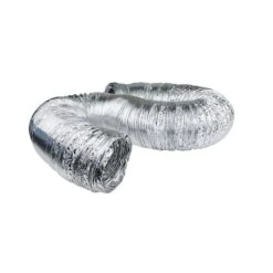 Dundas Jafine 25 Ft. L X 4 In. D Silver Aluminum Foil Duct