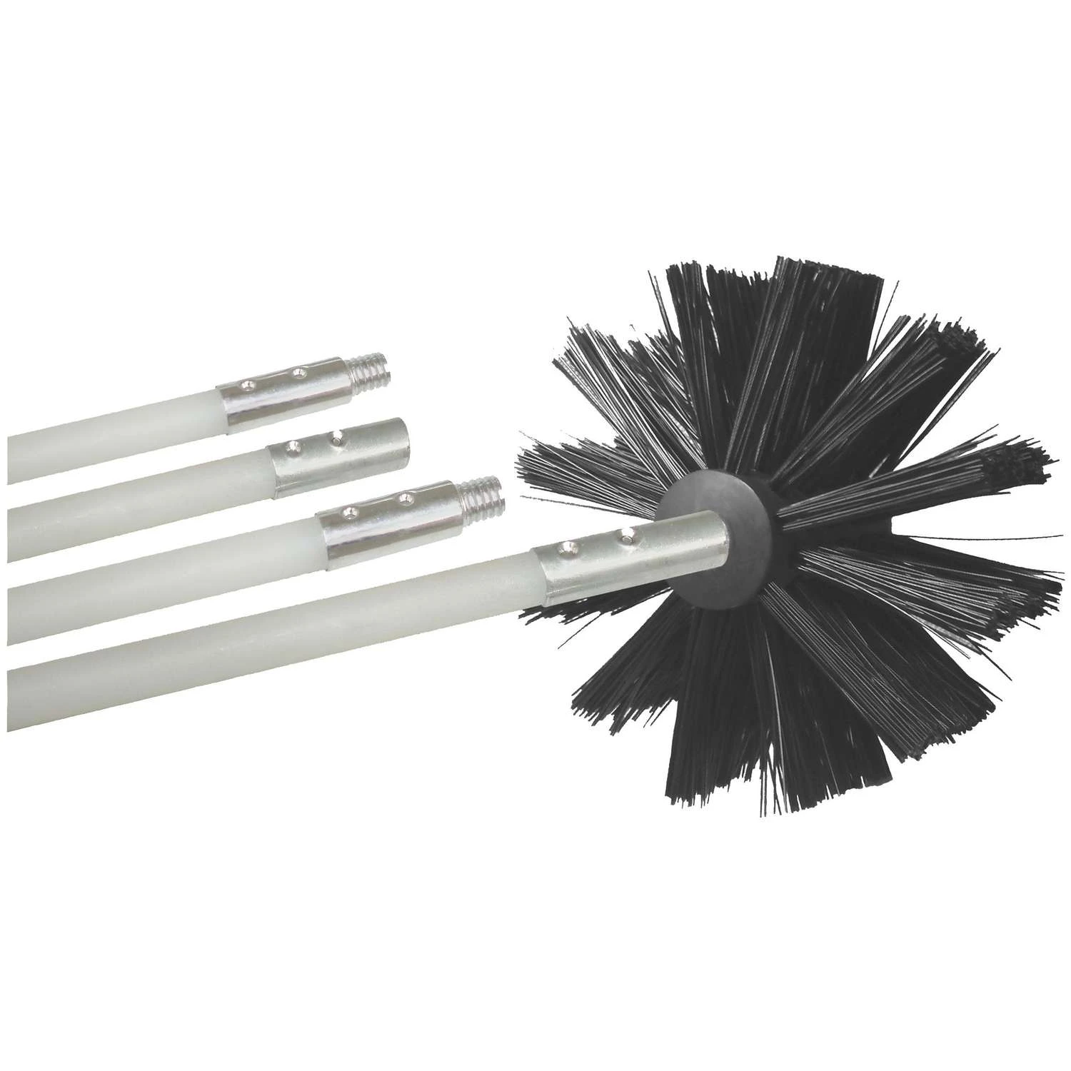 Deflect-O 4 In. D Black/White Aluminum Duct Cleaning Kit 1 Deflect-O 4 In. D Black/White Aluminum Duct Cleaning Kit