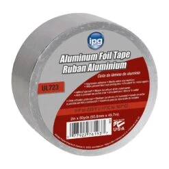 IPG 2 In. W X 50 Yd L Silver Foil Tape