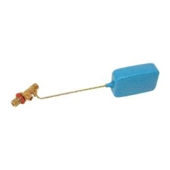 Dial 2-1/2 In. H X 2-1/2 In. W Blue Brass Evaporative Cooler Float Valve