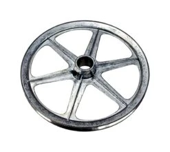 Dial 11 In. D Silver Zinc Blower Pulley