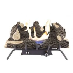 Pleasant Hearth Wildwood Fireplace Log Set Unlimited Hr 33 Lb