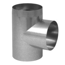 Imperial 3 In. X 3 In. X 3 In. Galvanized Steel Furnace Pipe Tee