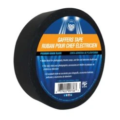 IPG 1.88 In. W X 60 Yd L Black Gaffer's Tape