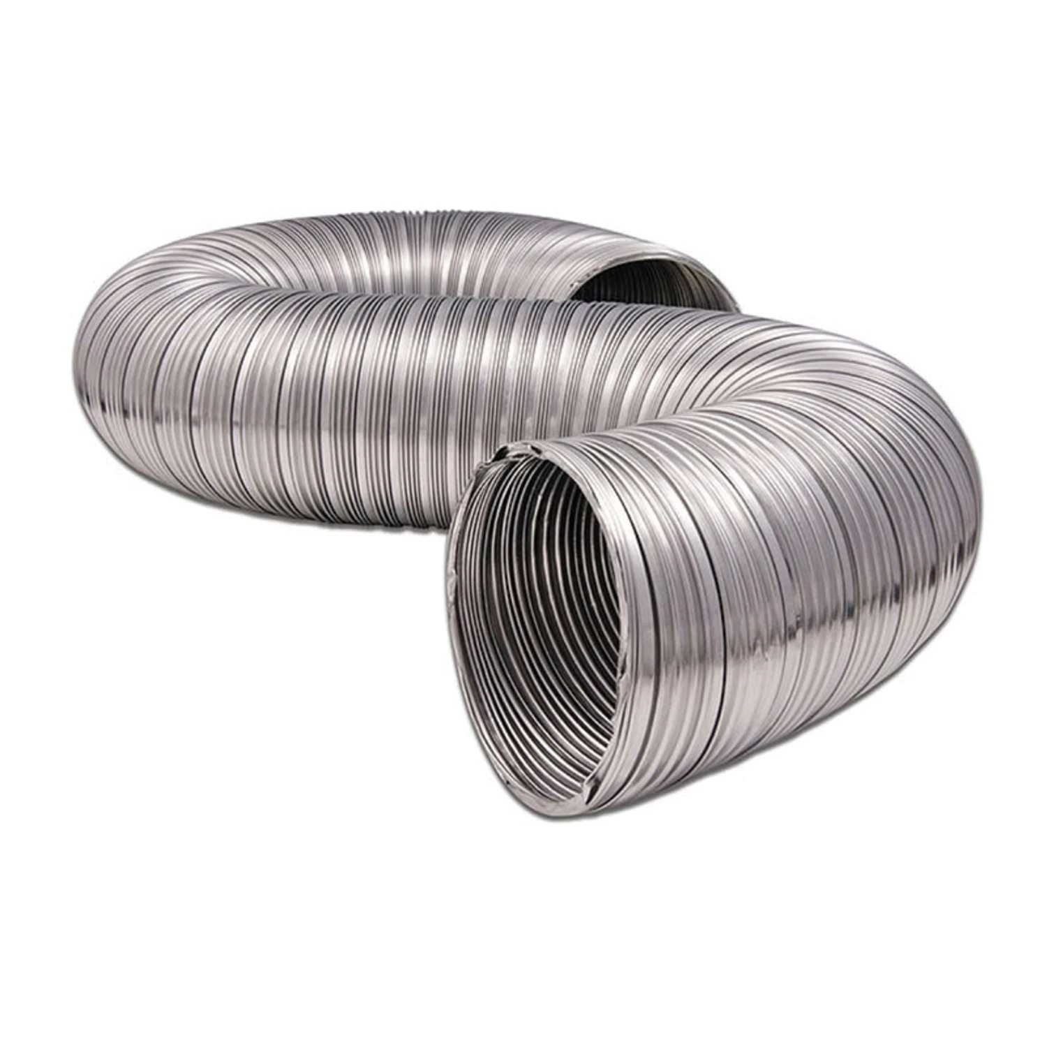 Dundas Jafine 8 Ft. L X 7 In. D Silver Aluminum Semi-Rigid Vent Duct 1 Dundas Jafine 8 Ft. L X 7 In. D Silver Aluminum Semi-Rigid Vent Duct