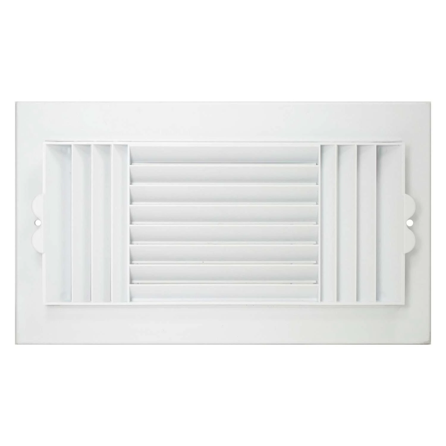 Deflect-O Jordan 12 In. H X 6 In. W 3-Way White Plastic Ceiling Register 3 Deflect-O Jordan 12 In. H X 6 In. W 3-Way White Plastic Ceiling Register - Image 3