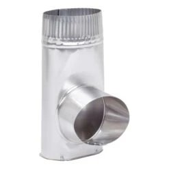 Deflect-O Jordan 5 In. L X 4 In. D Silver Aluminum Offset Dryer Connector