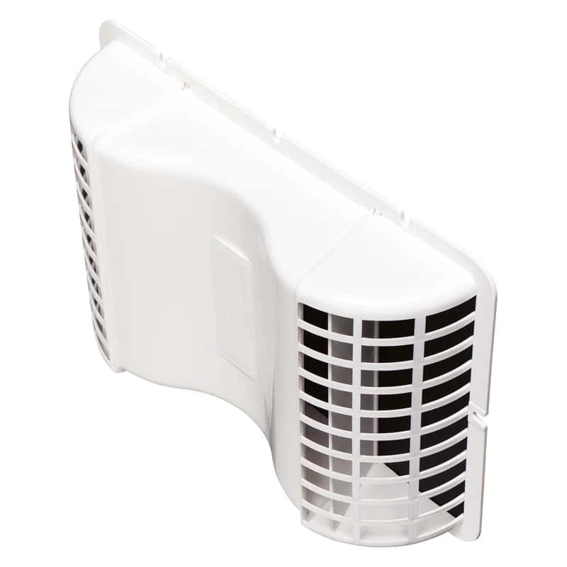 Deflect-O White Plastic Eave Vent 2 Deflect-O White Plastic Eave Vent - Image 2