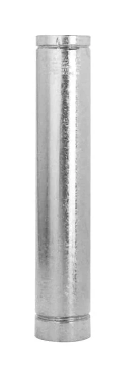 Selkirk 3 In. D X 36 In. L Aluminum Round Gas Vent Pipe