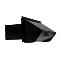 Broan-NuTone 4.78 In. W X 12.75 In. L Black Steel Wall Vent