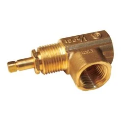 Blue Flame 0.5 In. Polished Brass Straight Valve Body