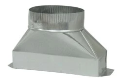 Deflect-O 4 In. D X 10 In. L Galvanized Steel Duct