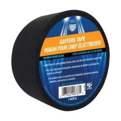 IPG 2.83 In. W X 54.7 Yd L Black Gaffer's Tape