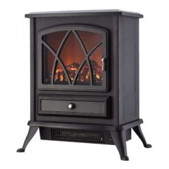 Comfort Glow Ashton 700 Sq Ft Electric Stove Heater 4800 BTU