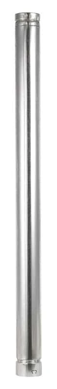 Selkirk 3 In. D X 48 In. L Aluminum Round Gas Vent Pipe