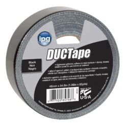 IPG JobSite 1.88 In. W X 60 Yd L Black Duct Tape