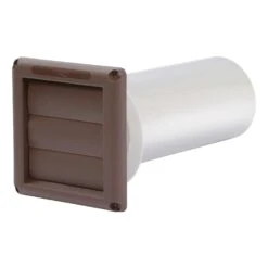 Deflect-O Supurr Vent 6 In. L X 4 In. D Brown Aluminum Vent Dryer Hood